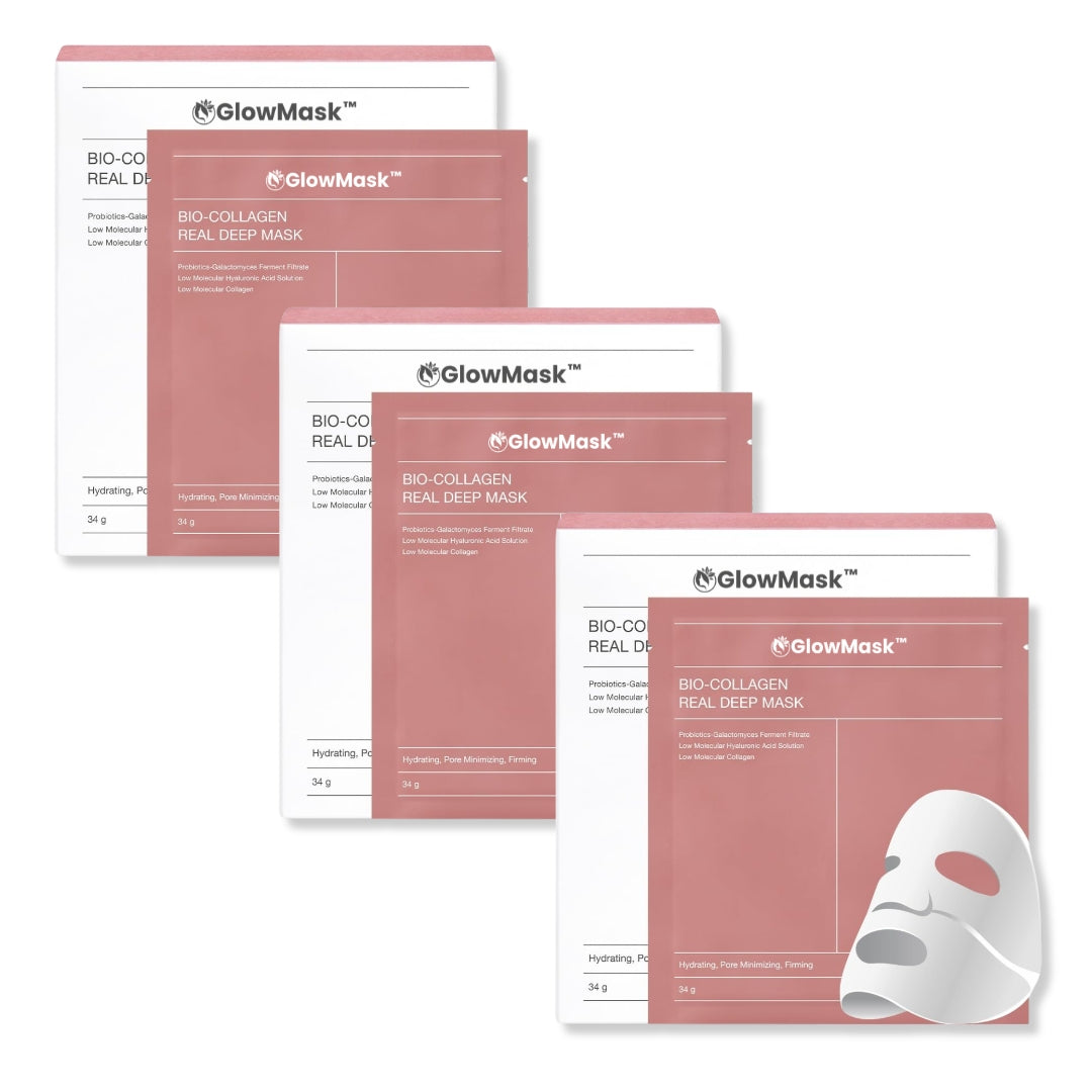 GlowMask™ Bio-Kollagen Ansiktsmask