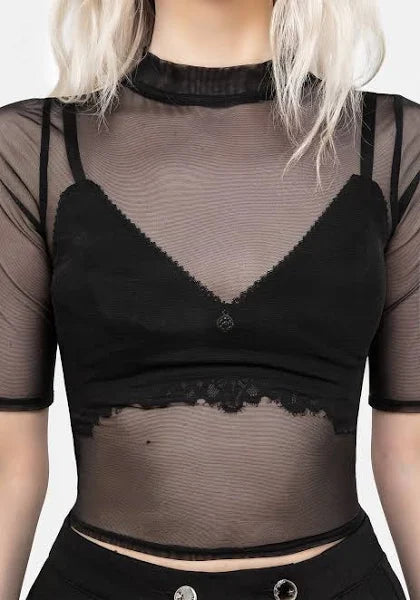 VitaNorr™ - Dam Jinx mesh kortärmad topp